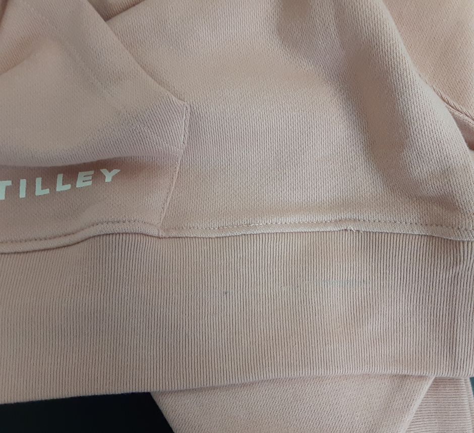 NEW Tilley Women casual half zipper soft pullower Size L organic cotton RG17/226