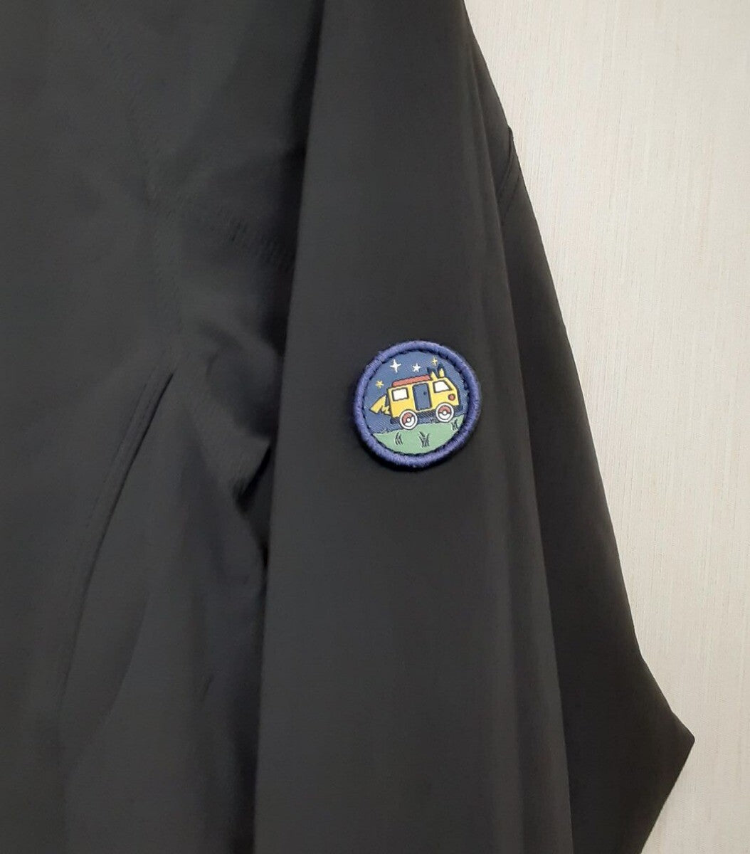 Outdoors x Pokemon Ferrosi Black Lightweight Jacket L Women RA22/225