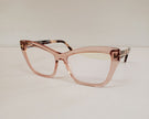 New Tom Ford TF5826-B 072 Clear Pink Plastic Eyeglasses Frame 55-16-140 DD3A/20