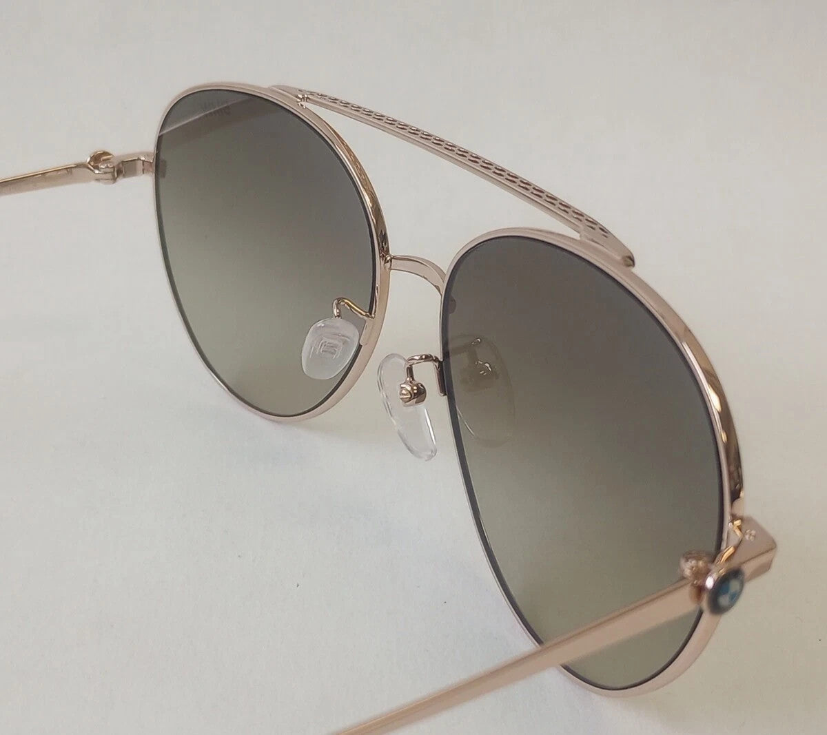 BMW BW0006 28P Men Sunglasses Avaitor Matte Black / Smoke Mirror/CH194