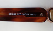 NEW Swarovski SK351 52E Havana Brown Women Sunglasses 56-14-140 /CH59