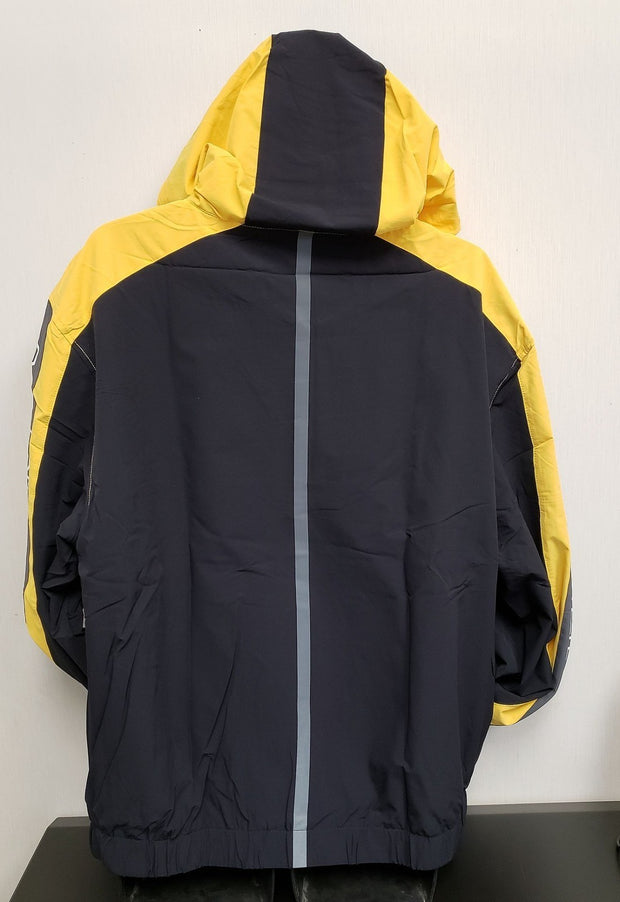NEW ALPHALETE MEN'S EXP TECH WINDBREAKER BUMBLEBEE (268517) Size L G24a/20