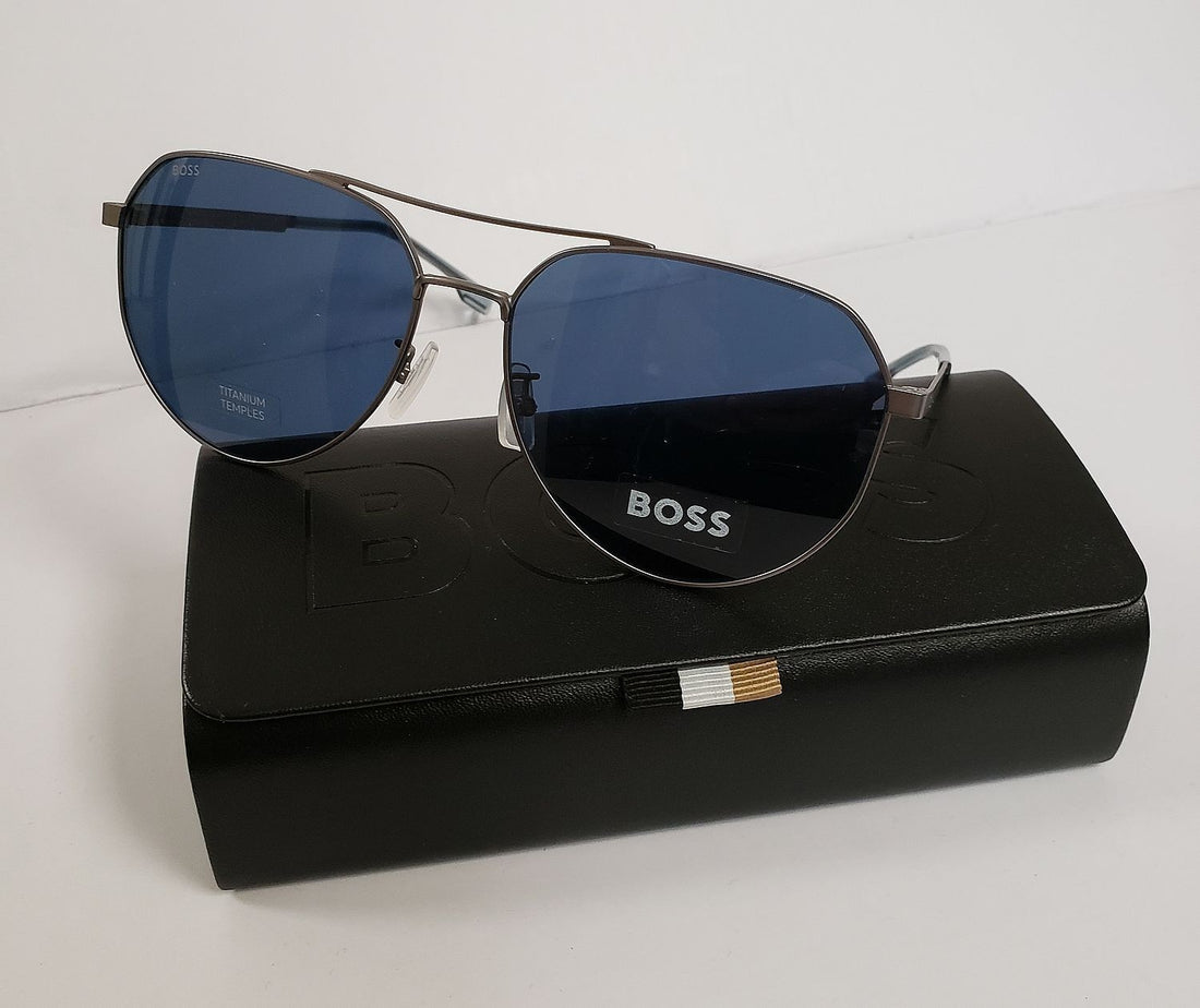 NEW Hugo Boss 1473/F/SK R81 KU Matte Ruthenium Sunglasses G4/20