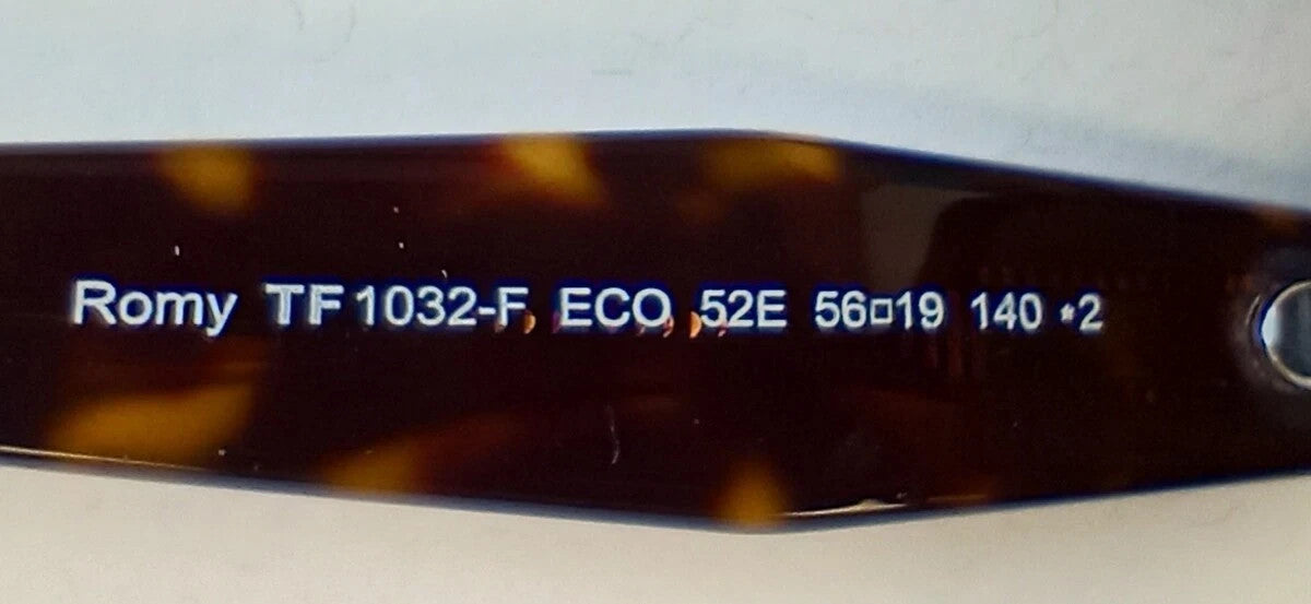 NEW Tom Ford FT1032-F ROMY 52E Sunglasses 56-19-140 DARK HAVANA CH247