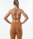 NEW Alphalete Women's Pulse Kinetic Bra - Chestnut Size XS (279022) G4a/22