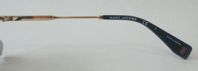 NEW MARC JACOBS Woman Yellow Gold-Tone Aviator Sunglasses MJ1007S 000190/CH97
