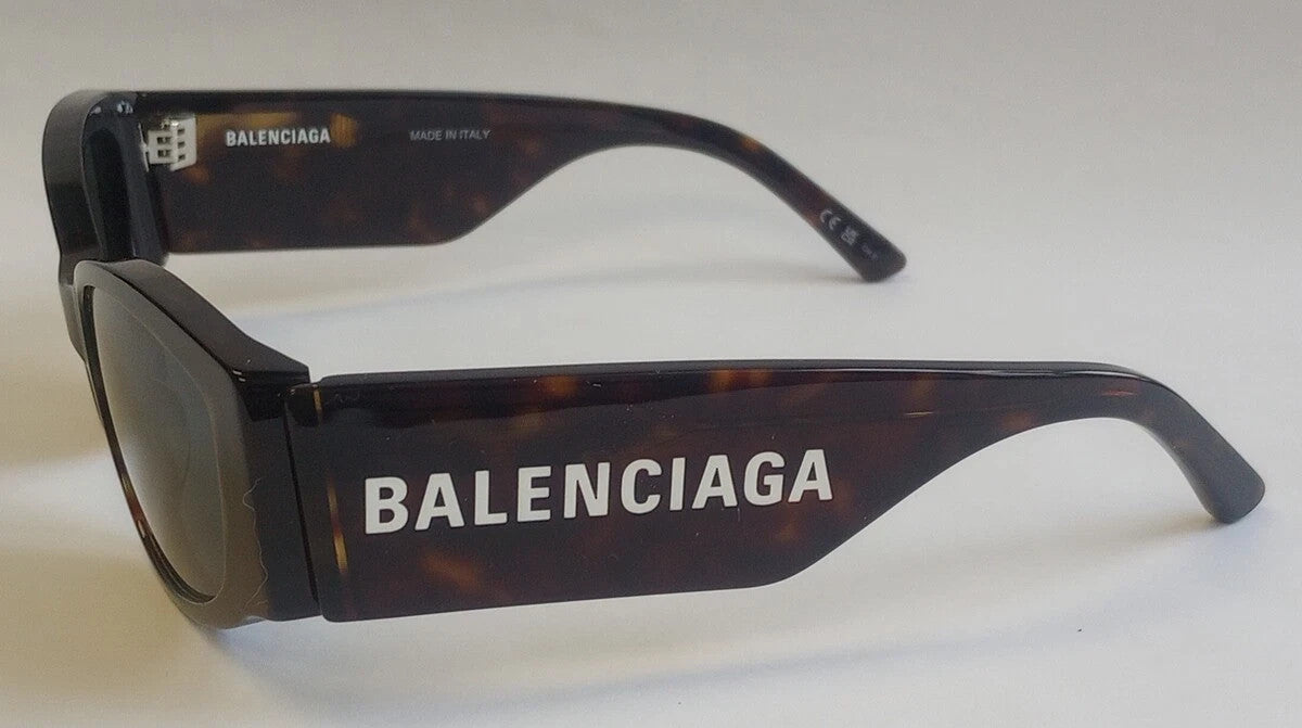 NEW BALENCIAGA BB0258S 008 56-18-145 BROWN HAVANA Women SUNGLASSES CH223