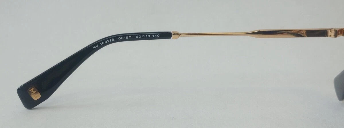 NEW MARC JACOBS Woman Yellow Gold-Tone Aviator Sunglasses MJ1007S 000190/CH94