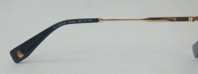 NEW MARC JACOBS Woman Yellow Gold-Tone Aviator Sunglasses MJ1007S 000190/CH94