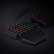 Redragon K585 DITI Wired One-Handed RGB Gaming Keyboard, Mechanical Gaming Keypad with 7 Onboard Programmable Macro Keys and Detachable Wrist Rest, Portable 42 Keys in Blue Switches for Laptop