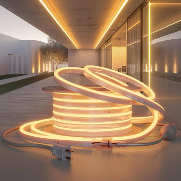 LED Rope Light,Dimmable 49ft LED Neon Strip Light Outdoor