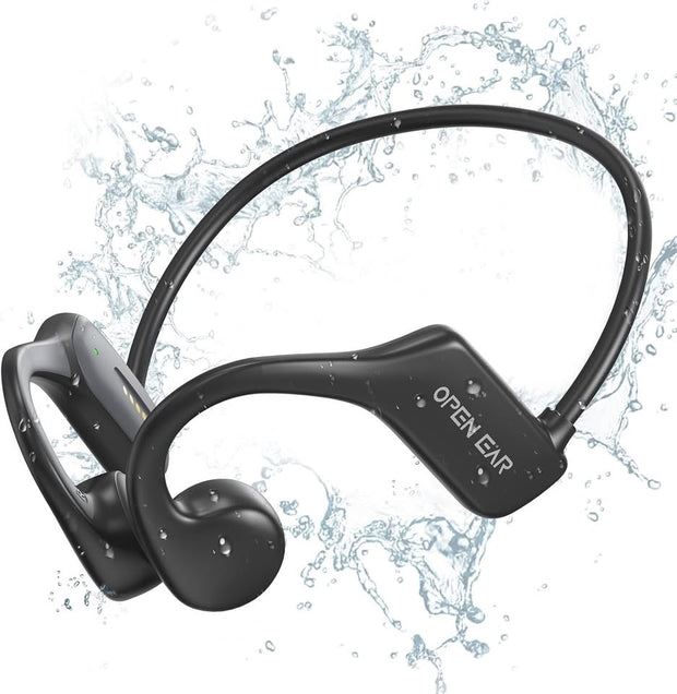 Bone Conduction Headphones Swimming Headphones, IP68 Waterproof Wireless Headset Bluetooth