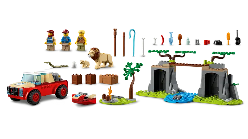 LEGO City Wildlife Rescue Off-Roader Building Kit ( 60301 )