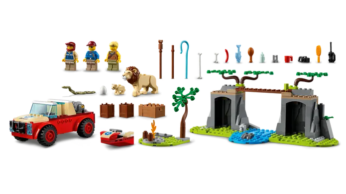 LEGO City Wildlife Rescue Off-Roader Building Kit ( 60301 )