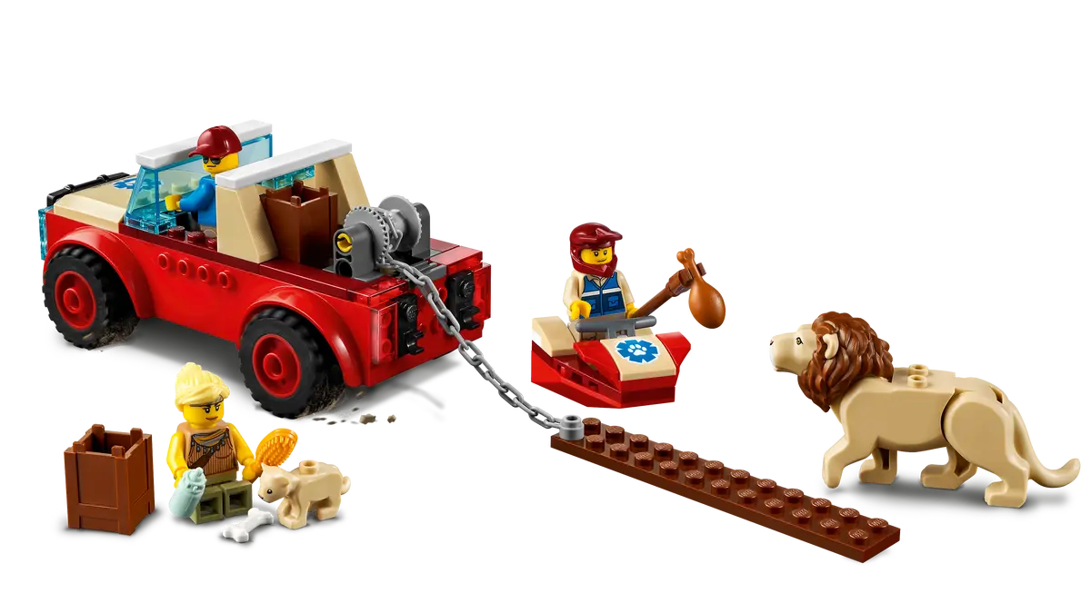 LEGO City Wildlife Rescue Off-Roader Building Kit ( 60301 )