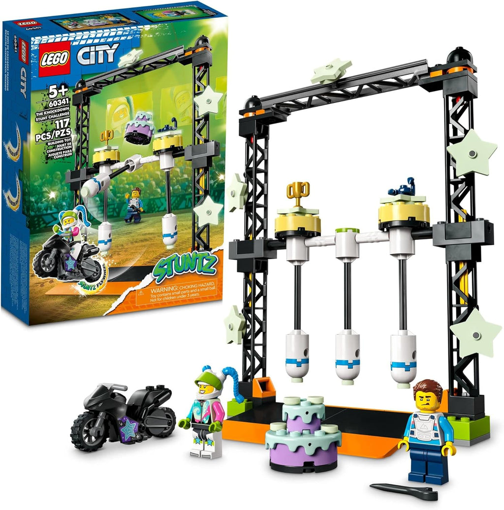 LEGO City Stuntz The Knockdown Stunt Challenge Playset (60341)