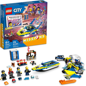 LEGO City Water Police Detective Missions  Building Toy (60355)