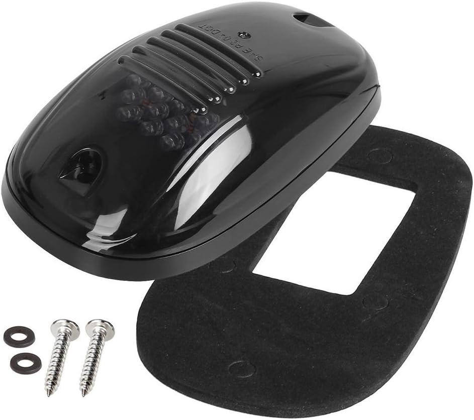 YUK For Dodge Ram Truck SUV 4x4 5 Smok Lense Black 12 LED Cab Roof  Light