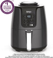 NEW/OPEN BOX Ninja AF100C Air Fryer, 4-Qt Capacity, Non-Stick, Air Fry, Roast, Reheat, Dehydrate, Charcoal Grey (Canadian Version)