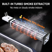 NEW CUSIMAX Indoor  Electric Smokeless Grill Portable Korean BBQ Grill, Single Plate, Blue ,CMRG-200