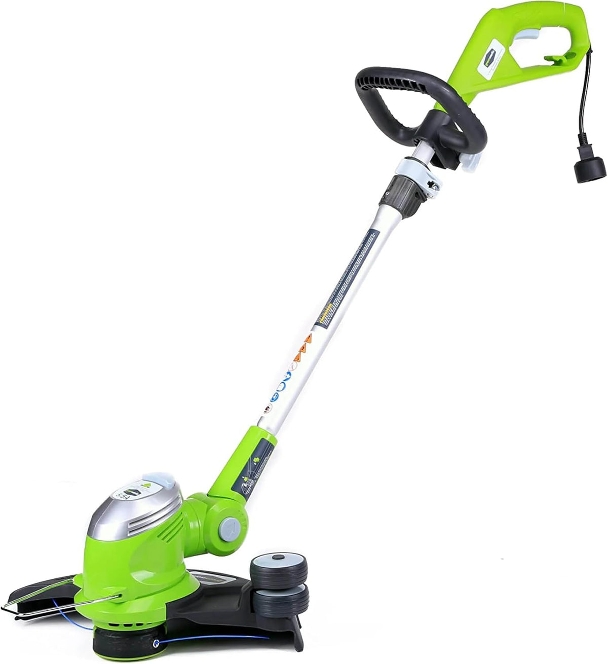 OPEN BOX Greenworks 5.5 Amp 15″ Electric String Trimmer/Edger –Auto Dual Line Feed, Adjustable Handle