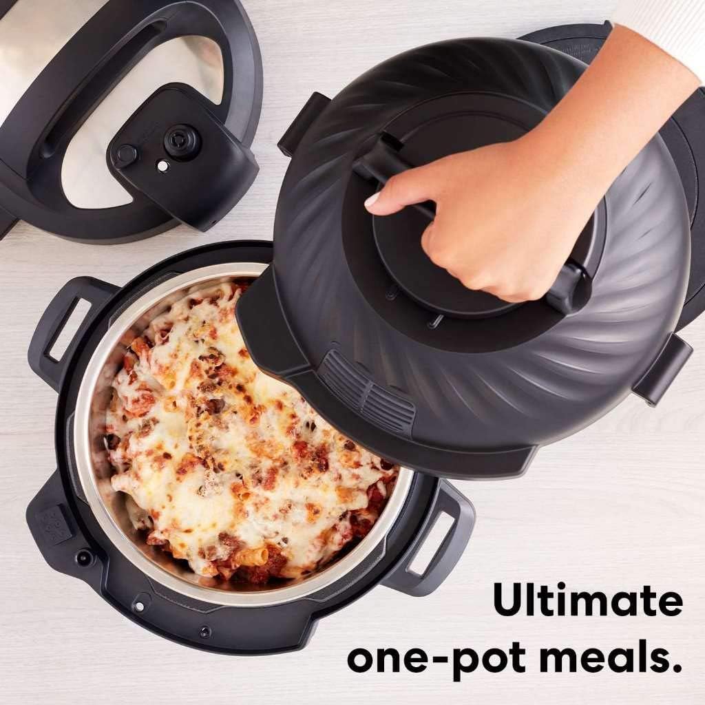 Instant Pot Duo Crisp XL 8Qt 11-in-1 Air Fryer & Electric Pressure Cooker Combo with Multicooker Lid that Air Fries