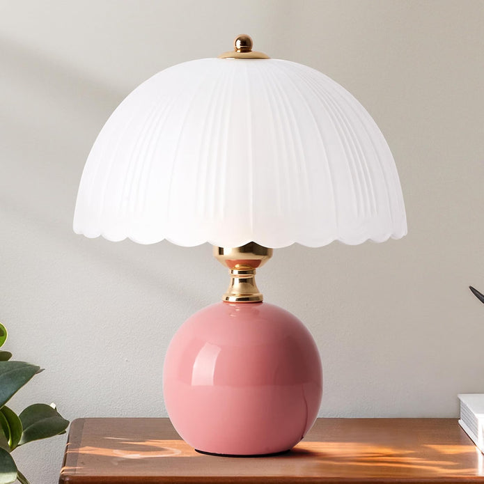 NEW Ceramic Table lamp, Modern Bedside Lamps ,Pink (S05PK-1PACK)