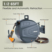 NEW/OPEN BOX ROYWEL Retractable Garden Hose Reel,Retractable-RY-HR3565