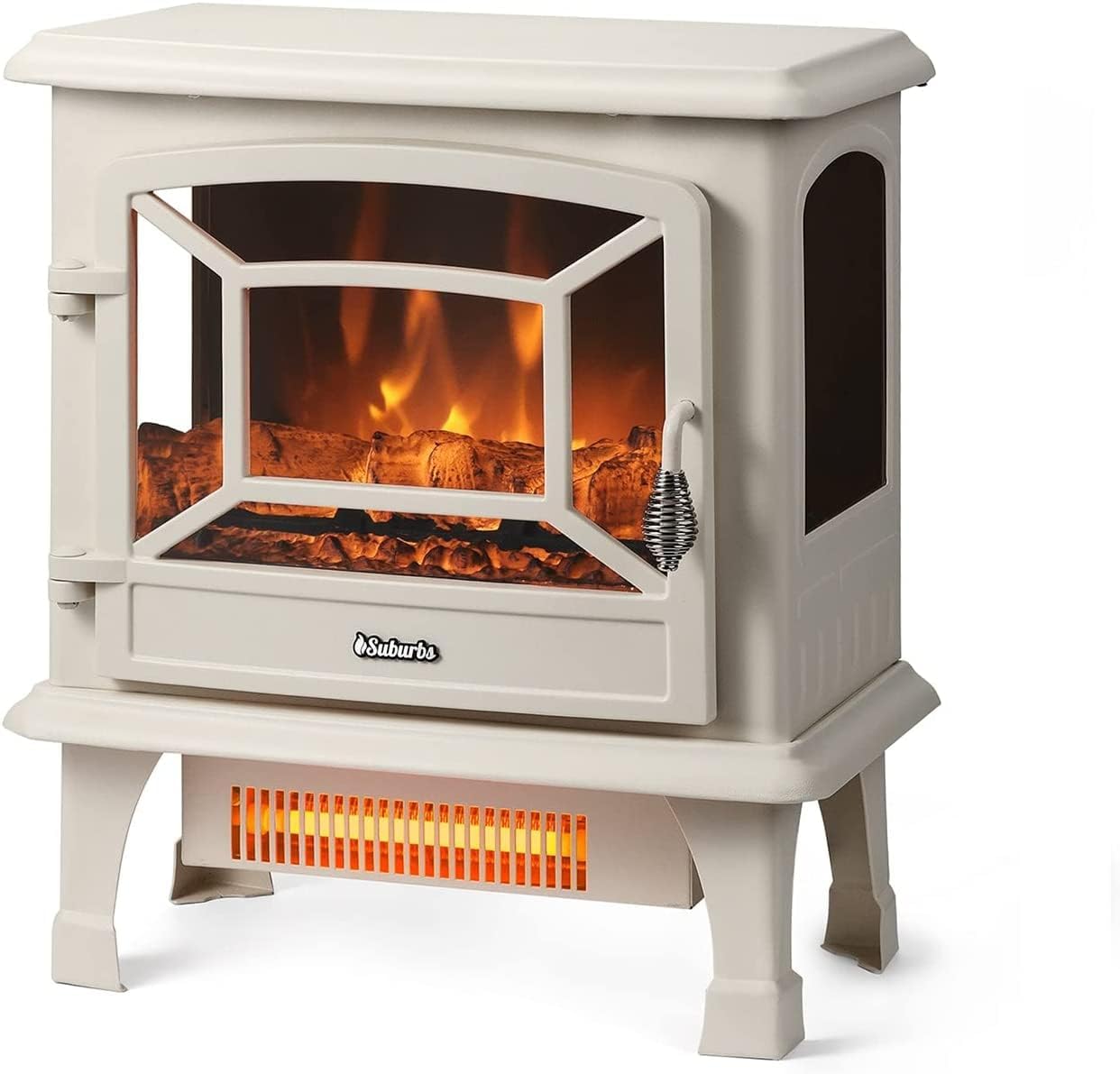 OPEN BOX TURBRO Suburbs 20 in. Electric Fireplace Infrared Heater TS20-SD