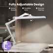 New /open box Neatfi Ultra 3,500 Lumens LED Desk Lamp – 45W, 26” Wide Metal Shade-9507LED-C