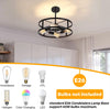 NEW Heircido 16.5 '' Black Semi Flush Mount Ceiling Light, Adjustable Height Metal Lighting