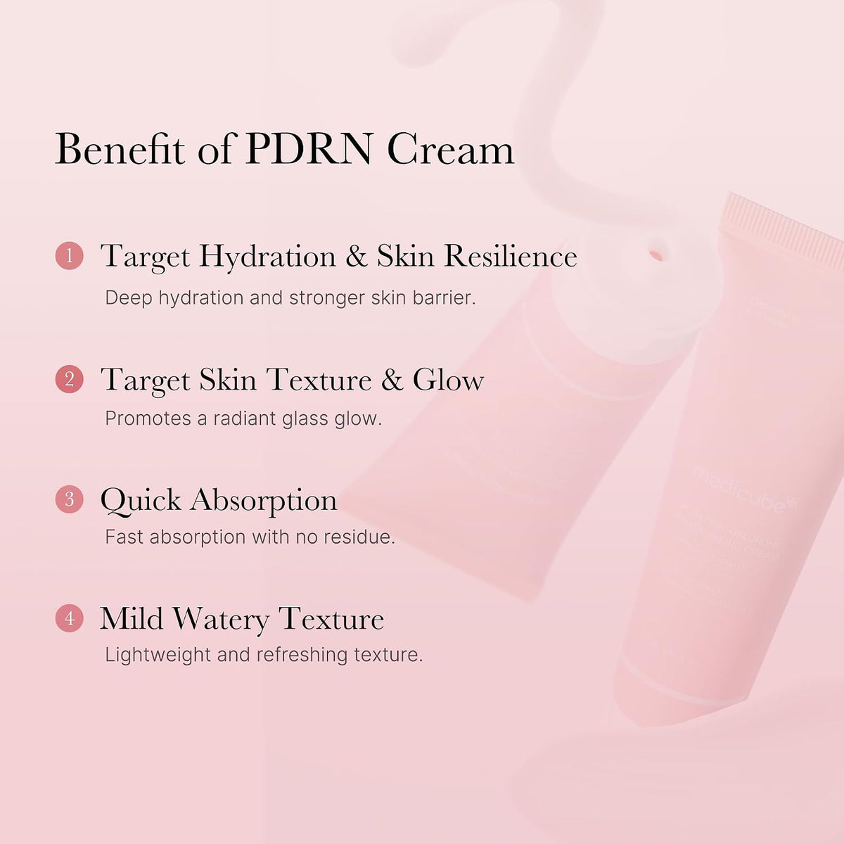 Medicube PDRN Pink Hyaluronic Moisturizing Cream 50ml
