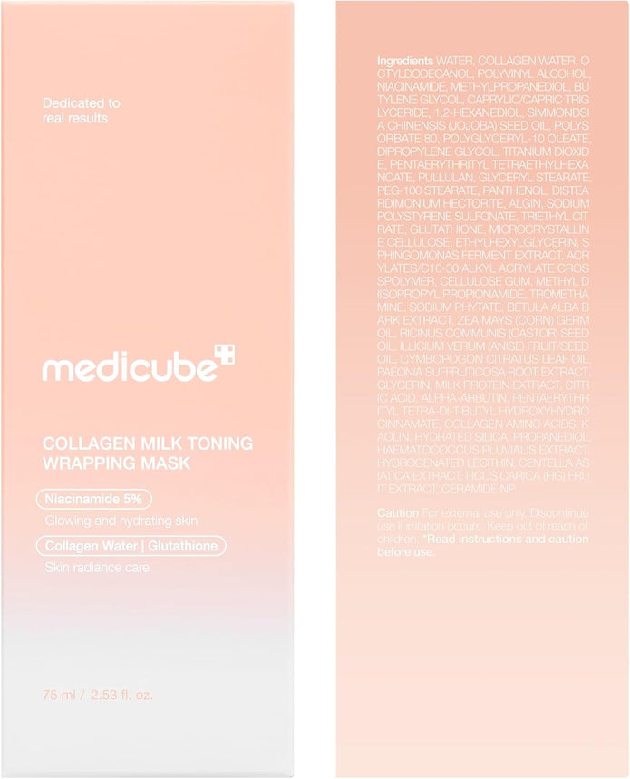 Medicube COLLAGEN Milk Toning Wrapping Mask 75ml