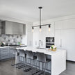 NEW/OPEN BOX Yarlkav 3-Lights Kitchen Island Lighting (Black & Gold)-D0068-3