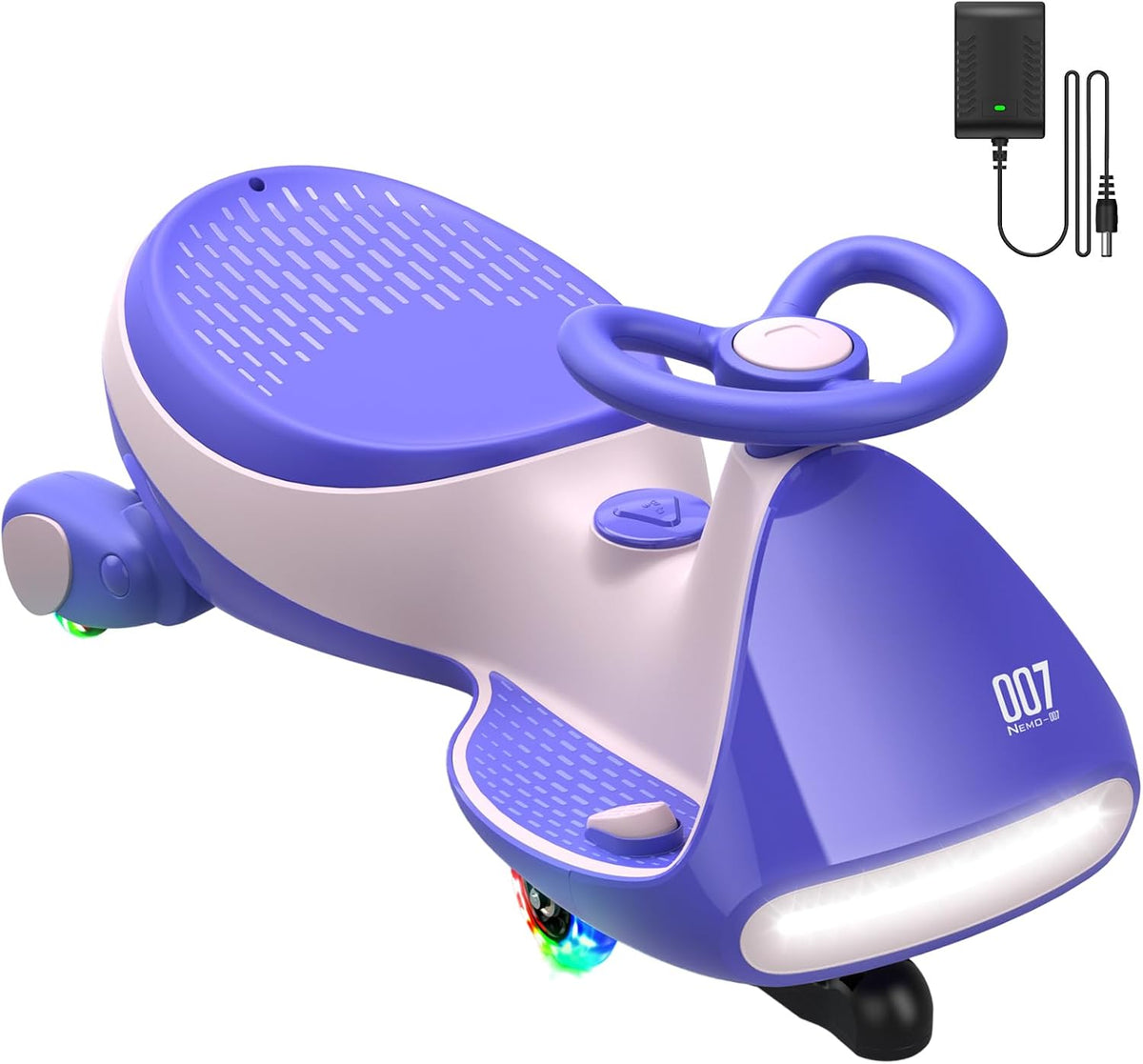 OPEN BOX FanttikRide N7 Pro Electric Wiggle Car, Anti-Rollover, Ages 3+, Pink