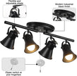 NEW SEEBLEN 4-Light Track Lighting C-04 with Pull Chain Black Kitchen Track Lighting
