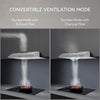 New Hermitlux Under Cabinet Range Hood 30 inch Vent Hood With 3 Speed Exhaust Fan-HMX-USF25A75-AC