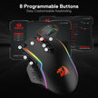 Redragon M810 Taipan&nbsp;Pro Wireless Gaming Mouse, 10000 DPI Wired/Wireless Mouse /Black