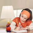 HERBESTBAY Kids Table Lamp, 14 Inch Sports Design, Football & Basketball, Includes LED Bulb