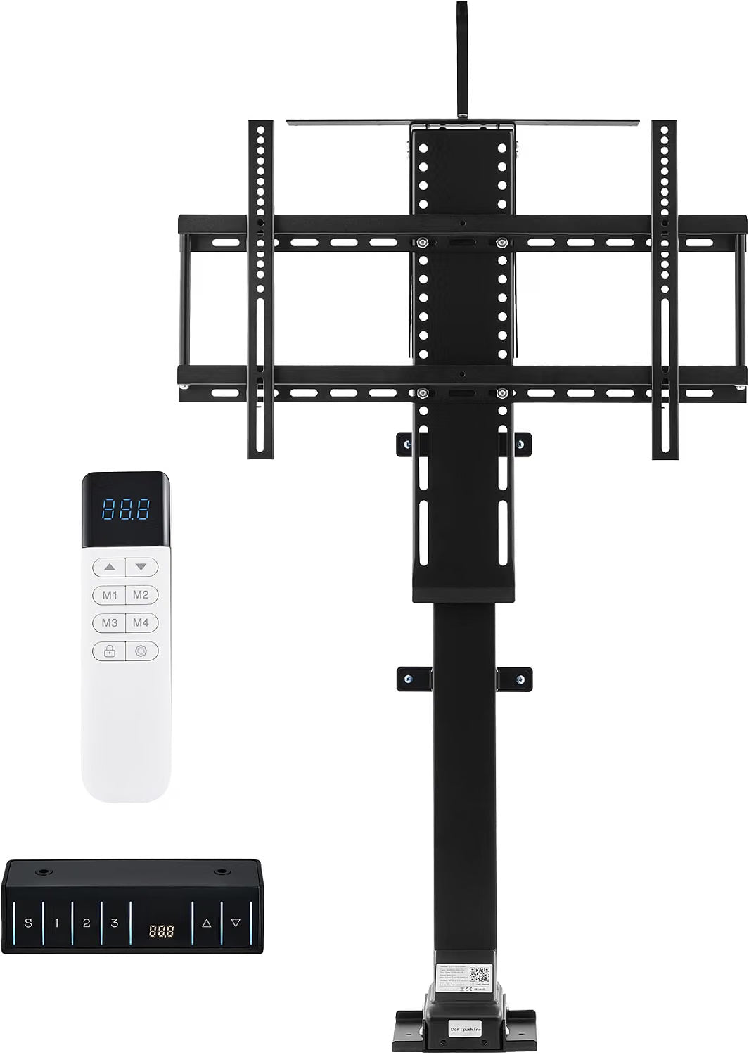 DEMO/UNUSED CO-Z Motorized TV Lift Mount to Wall/Cabinet for 32-70 Inch Flat Screens