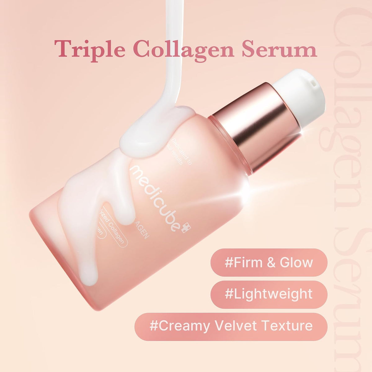 Medicube Triple Collagen Serum, Lightweight Serum for Firming & Anti-Aging 55ML