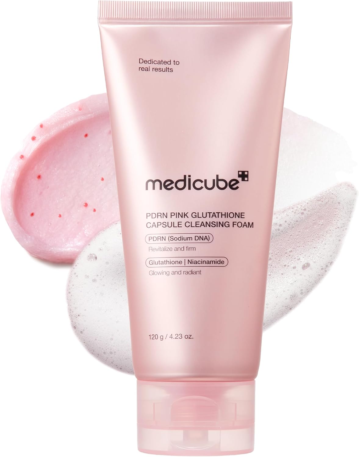 Medicube PDRN Pink Glutathione Capsule Cleansing Foam 120gm