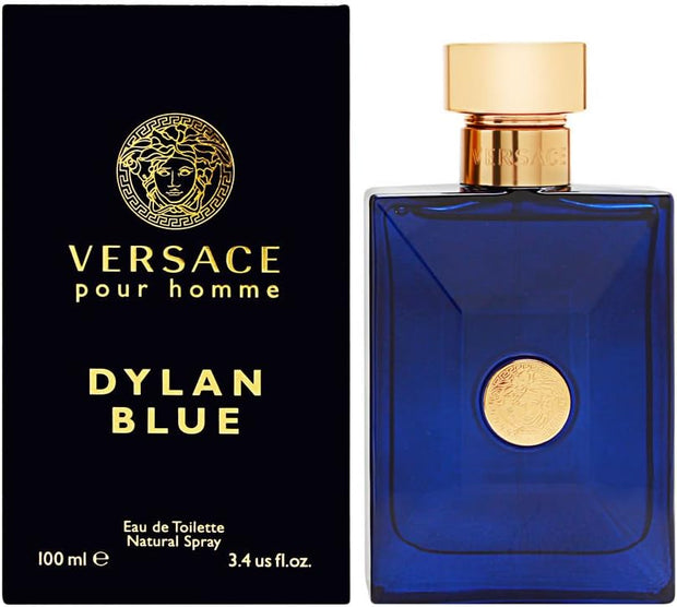 VERSACE Pour Homme Sealed Dylan Blue Eau de Toilette, 3.4 Oz/100ml