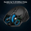 Redragon M810 Taipan&nbsp;Pro Wireless Gaming Mouse, 10000 DPI Wired/Wireless Mouse /Black