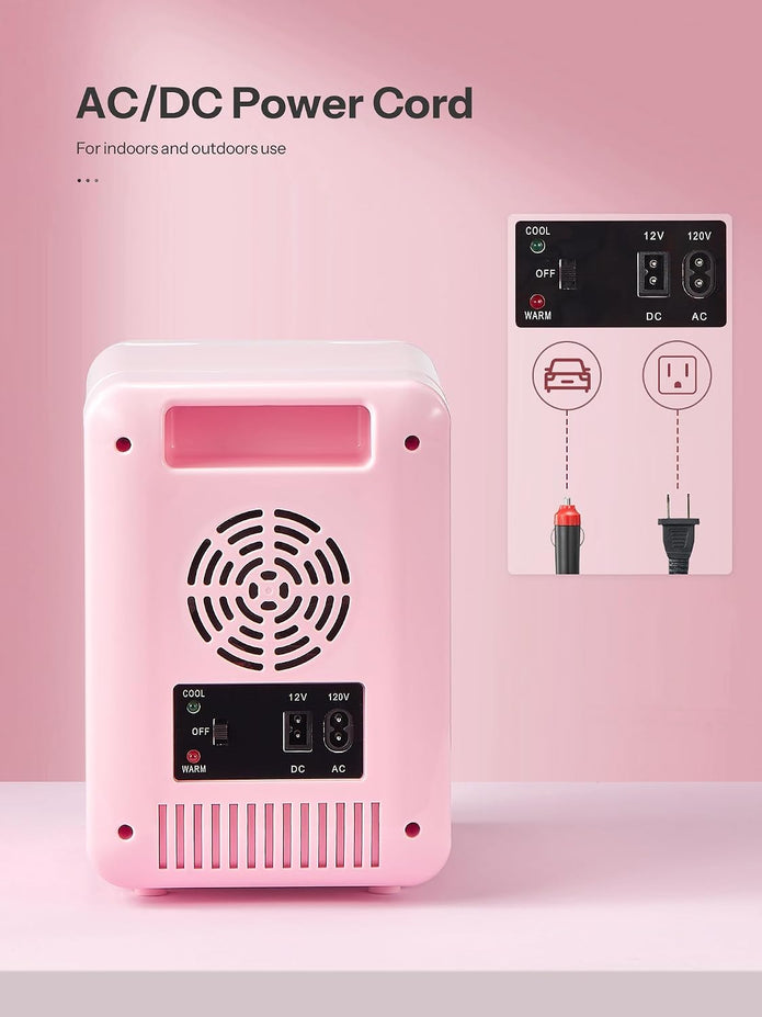 NEW Reemix Skincare Fridge, Mini Beauty Fridge with LED Mirror