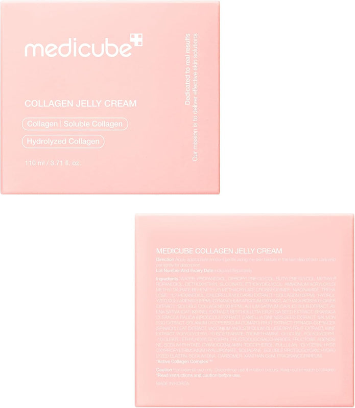 Medicube Collagen Jelly Cream- Niacinamide Freeze-Dried Hydrolyzed Collagen-Boosts skin barrier hydration110ml)