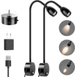 ERAY Wall Mounted LED Reading Light 2 Pack with 15