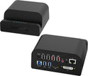 New SABRENT USB Docking Station with Power Supply and Stand for PC and laptops