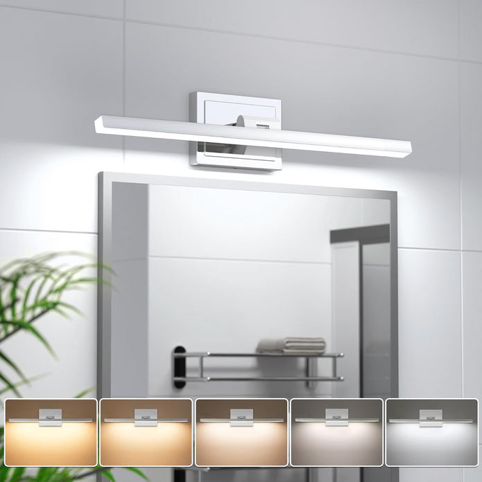 NEW VOLISUN LED Vanity Light,23.6 " Chrome Rotatable 5CCT Dimmable Bar Fixture