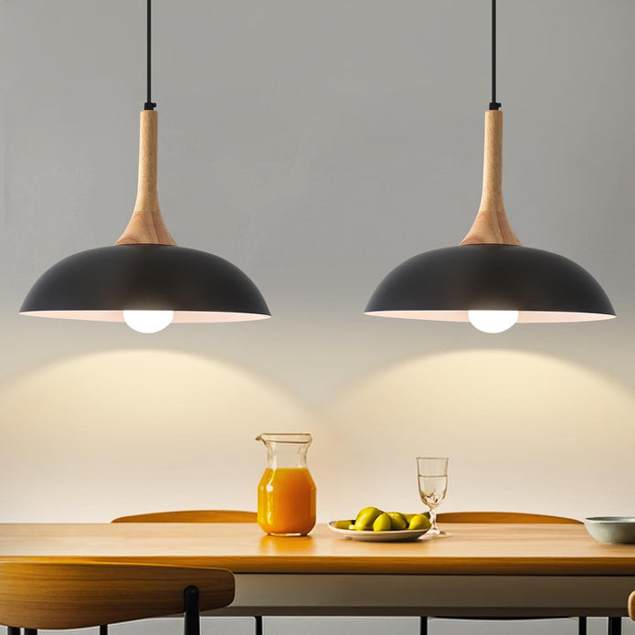 NEW GUIHUALOVE Black Pendant Lights Kitchen Island, Modern Pendant Light